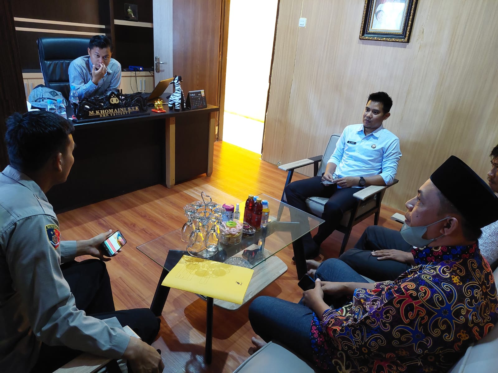 Persiapan Pembentukan Sentra Gakkumdu Ketua Dan Anggota Bawaslu Bulungan Melakukan Audiensi Ke Polres Bulungan