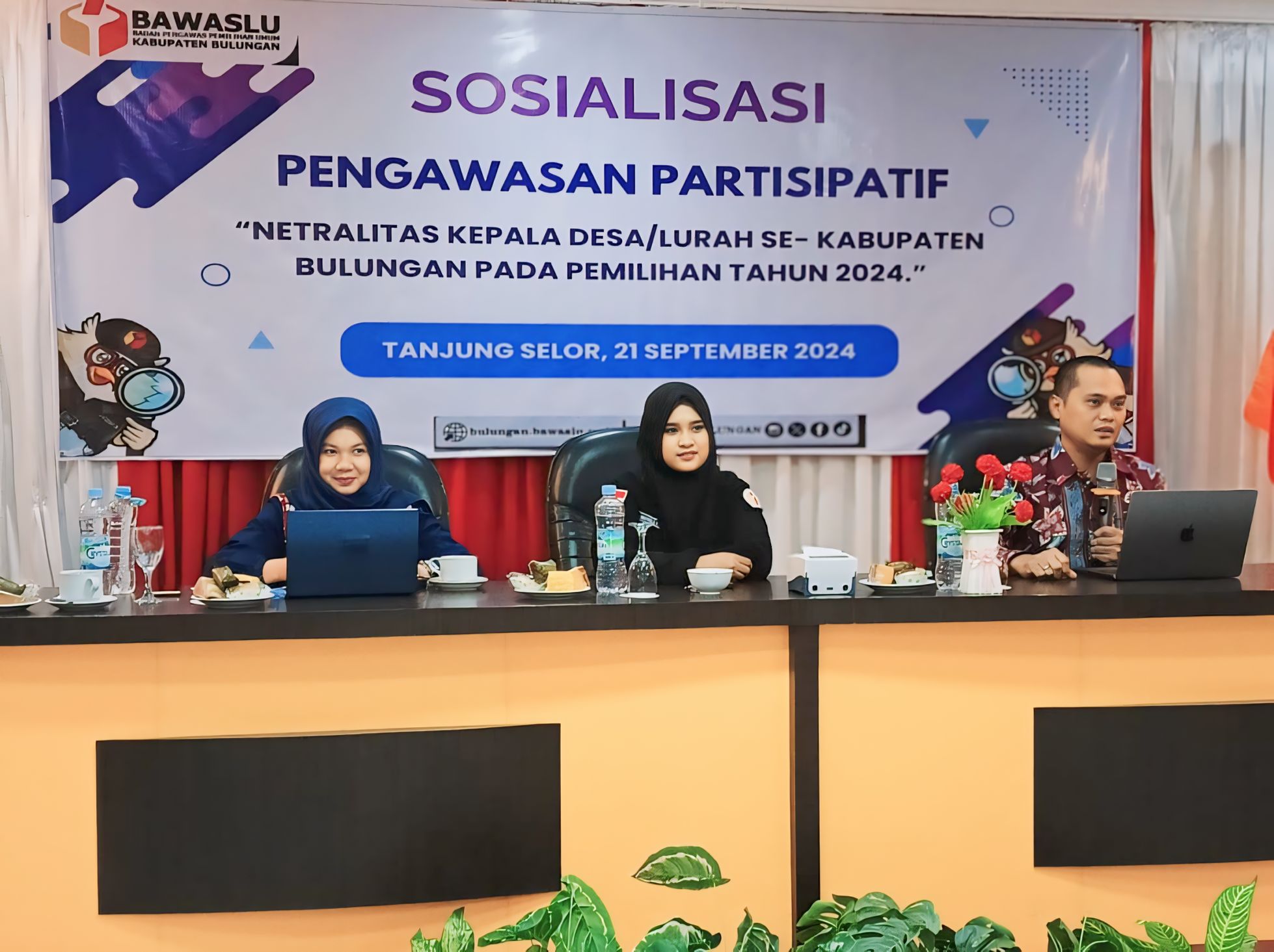 Menjaga Netralitas Kepala Desa Dan Lurah, Bawaslu Bulungan Gelar Sosialisasi Pengawasan Partisipatif