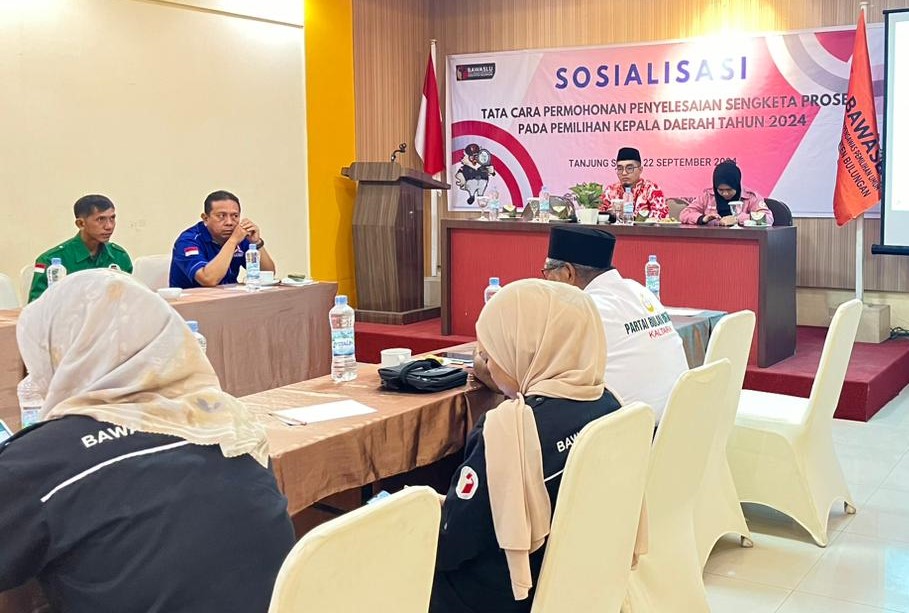 Bawaslu Bulungan Sosialisasikan Tata Cara Penyelesaian Sengketa Pilkada