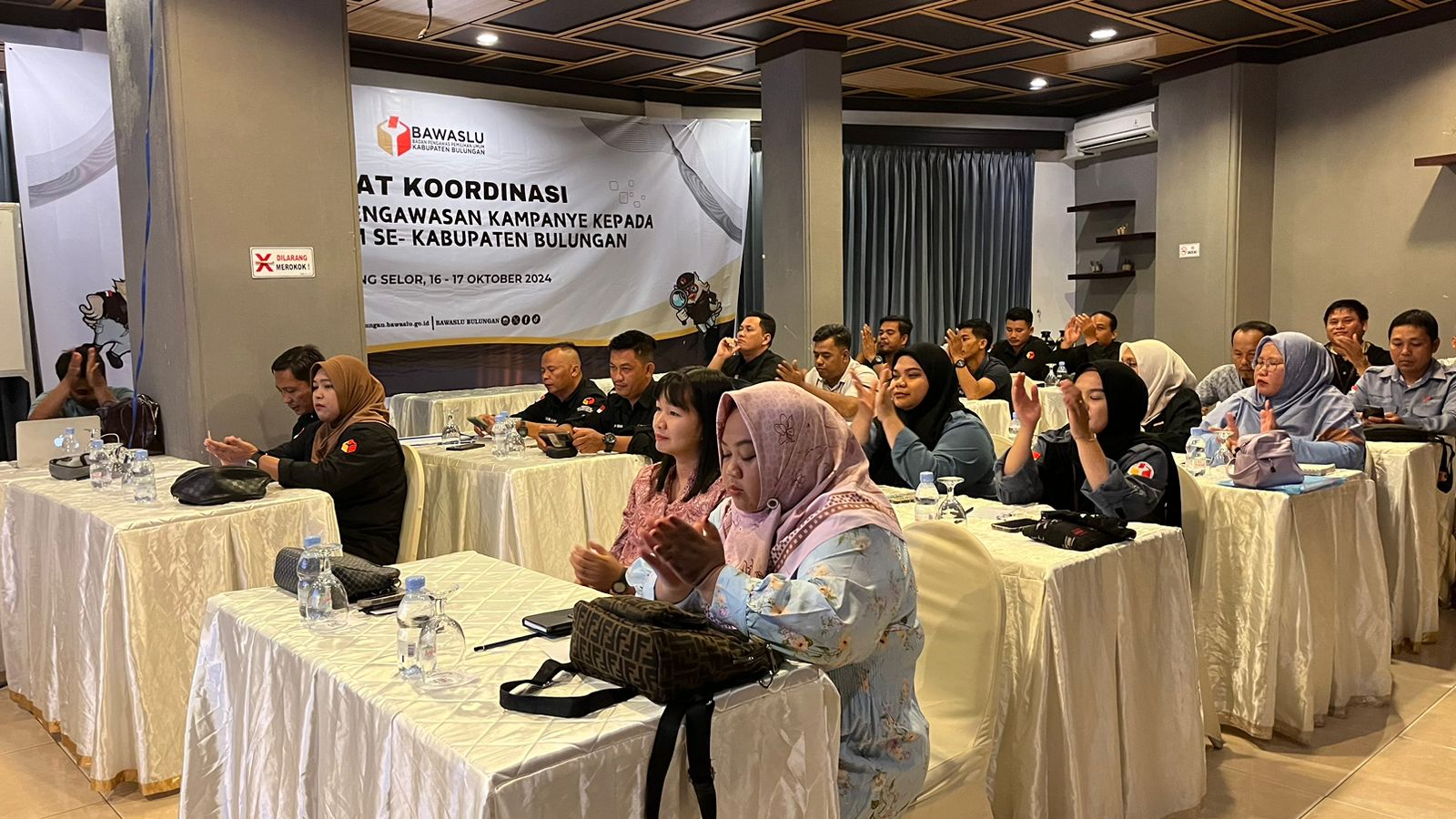 Poto: peserta rakor pengawasan kampanye panwaslu kecamatan se-kabuapten bulungan