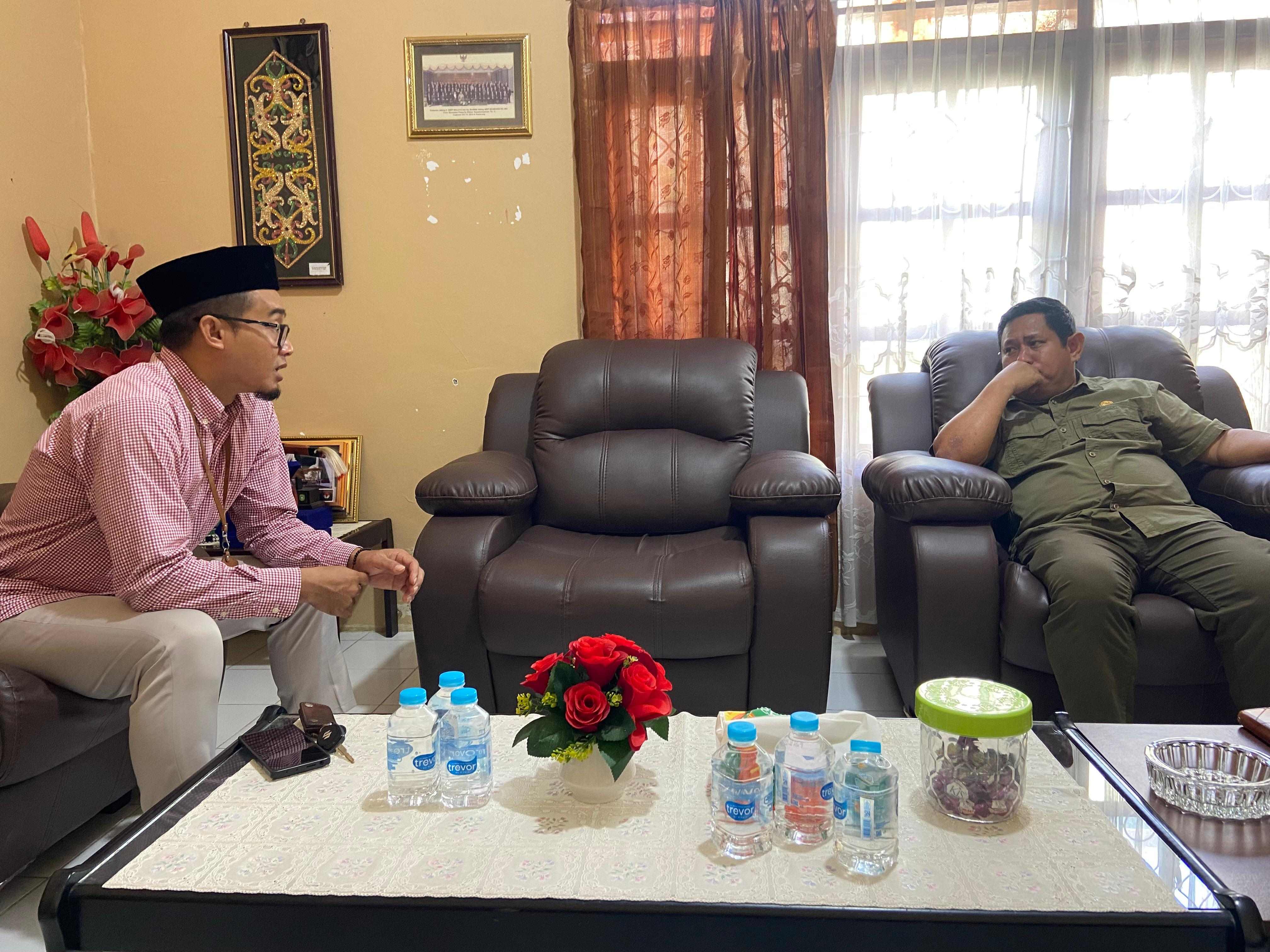 Ketua Bawaslu Bulungan saat Melakukan Koordinasi ke Kantor Kesbangpol Bulungan