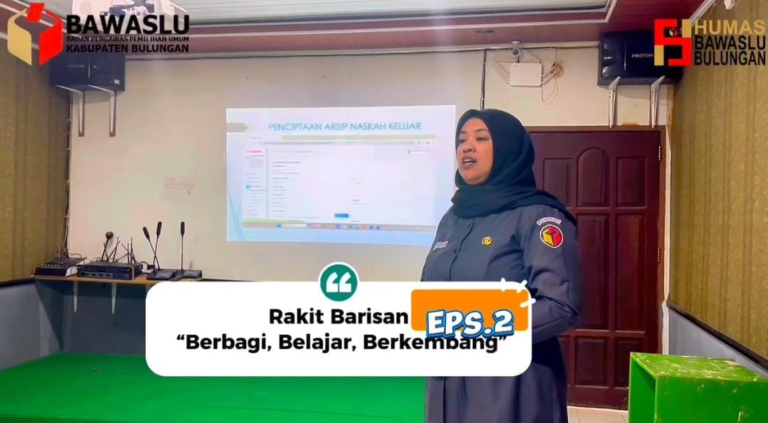 Bawaslu Mentawai Gelar Rapat Penguatan Kelembagaan Melalui Pengelolaan Kearsipan Aplikasi Srikandi