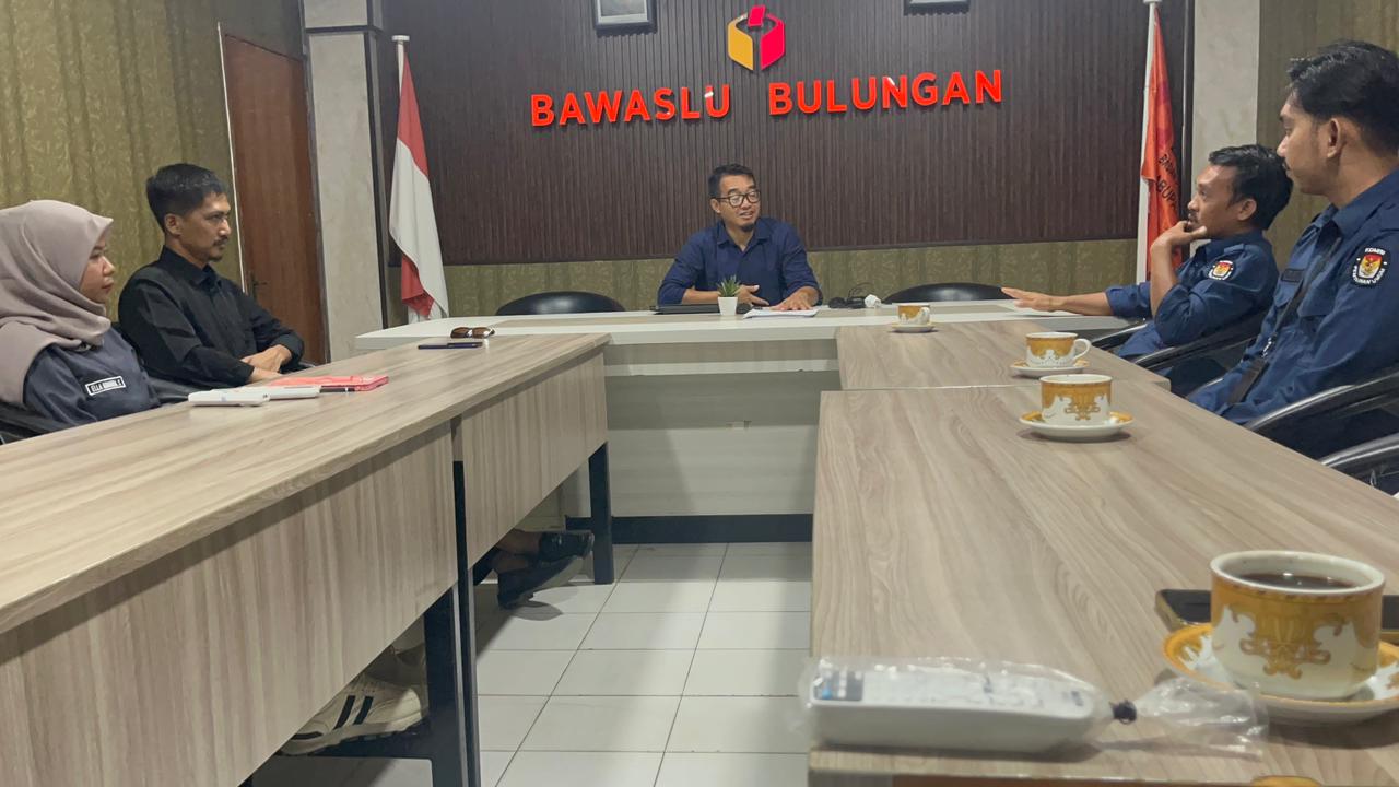 Perkuat Sinergitas, Bawaslu Bulungan Sambut Kunjungan KPU