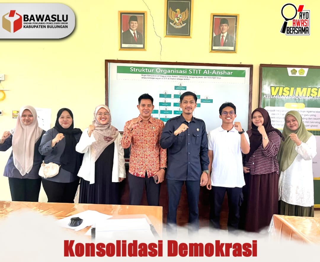 Perkuat Sinergi Akademisi, Bawaslu Bulungan Gelar Konsolidasi Demokrasi Bersama STIT Al-Anshar