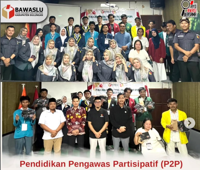 Bawaslu Bulungan Gelar Pendidikan Pengawas Partisipatif, Dorong Generasi Muda Aktif Awasi Pemilu