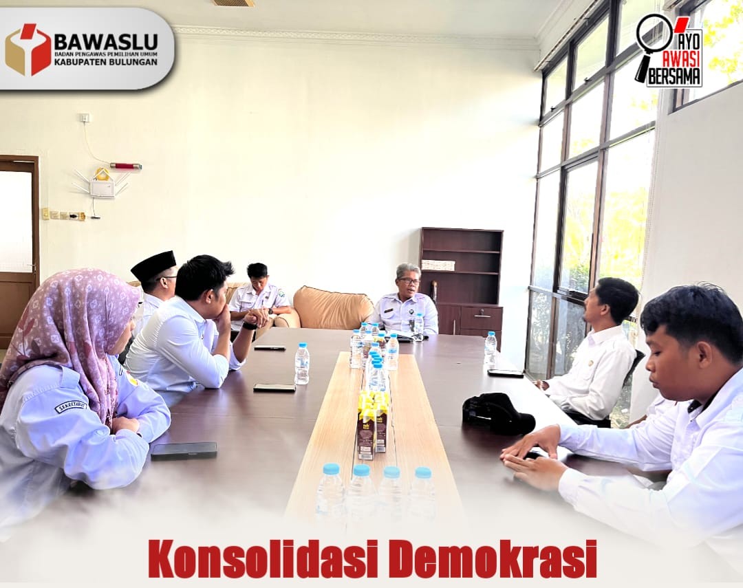 Bawaslu Bulungan dan Bagian Hukum Setda Perkuat Sinergi untuk Demokrasi Berintegritas