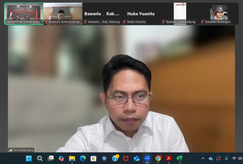 Ikuti Tahapan Wawancara Dan Monev KIP, Ketua Bawaslu Bulungan Komitmen Tingkatkan Keterbukaan Informasi