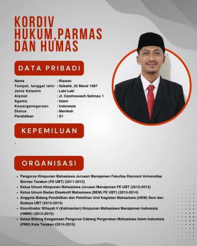 Ketua & Anggota Bawaslu Priode 2023-2028