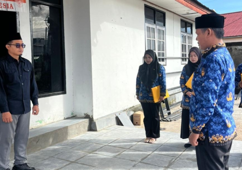 Pelaksanaan apel di lingkup Bawaslu Bulungan. (Foto: Humas Bawaslu Bulungan)