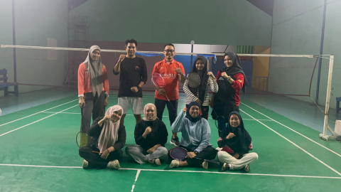 Bawaslu Kabupaten Bulungan Gelar Jumat Sehati Melalui Olahraga Badminton