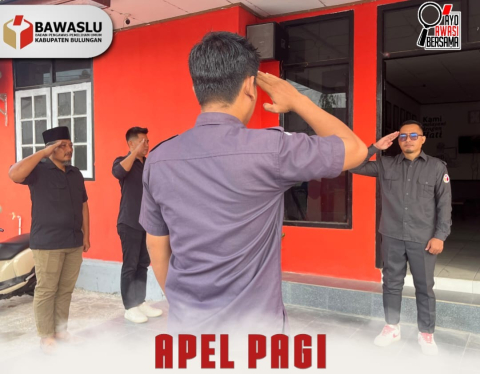 Bawaslu Bulungan Gelar Apel Pagi, Bahas Persiapan UKM dan Konsolidasi Demokrasi