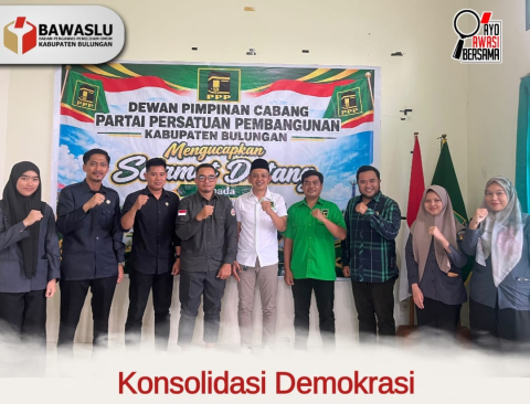 Bawaslu Bulungan dan PPP Bahas Persiapan Pengawasan Pemilu 2029