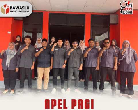 Apel Pagi Bawaslu Bulungan, Koordinator Sekretariat Tekankan Peningkatan Kompetensi dan Kedisiplinan ASN