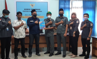 Penyampaian Laporan Pelayanan Informasi Publik, Ki Kaltara Akui Pelayanan Informasi Bawaslu Paling Solid