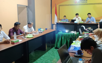 Bawaslu Kaltara Laksanakan Kembali Rapat Permasalahan Hukum Pasca Pemilihan