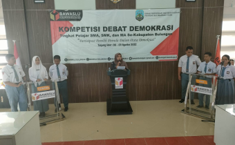17 Sekolah Ikut Meriahkan Kompetisi Debat Demokrasi Tingkat Pelajar Se Kabupaten Bulungan
