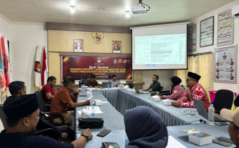 Jelang Penetapan Calon dan Pengundian Nomor Urut Pilkada 2024, Bawaslu dan KPU lakukan Rapat Koordinasi