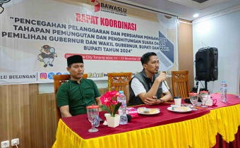 Divisi Hukum Pencegahan, Parmas dan Humas Bawaslu Bulungan Riswan