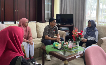 Bawaslu Bulungan menjalin koordinasi strategis dengan Diskominfo Kabupaten Bulungan, di ruang kerja Kepala Dinas Kominfo Bulungan, Jumat (18/7).