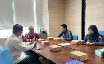 Bawaslu Kabupaten Bulungan melakukan kunjungan koordinasi di kantor Dinas Pendidikan dan Kebudayaan Provinsi Kalimantan Utara. (Dok. Humas Bawaslu Bulungan)