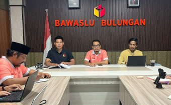 Bahas Konsolidasi Demokrasi, Bawaslu Bulungan Gelar Rapat Internal