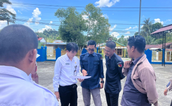 Foto: Team Bawaslu Kabupaten Baulungan saat melaksanakan pengawasan Coktas di Kecamatan Tanjung Palas