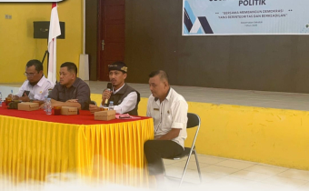 Kordiv HP2H jadi Narasumber Pada Kegiatan Sosialisasi Pendidikan Politik