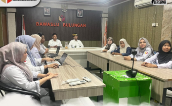 Bawaslu Bulungan Ikuti Rapat Koordinasi Program Jumat Sehati dan Jumpa Berlian dari Bawaslu RI