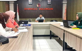 Bawaslu Bulungan Matangkan Persiapan Hadapi Monitoring dan Evaluasi Keterbukaan Informasi Publik