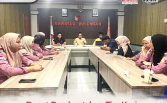 Bawaslu Bulungan Bentuk Tim Kerja Bawaslu Membelajarkan Volume 2