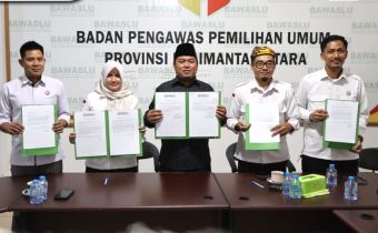 Bawaslu Bulungan Tandatangani Dokumen IKU Tahun 2026, Perkuat Komitmen Kinerja Pengawasan